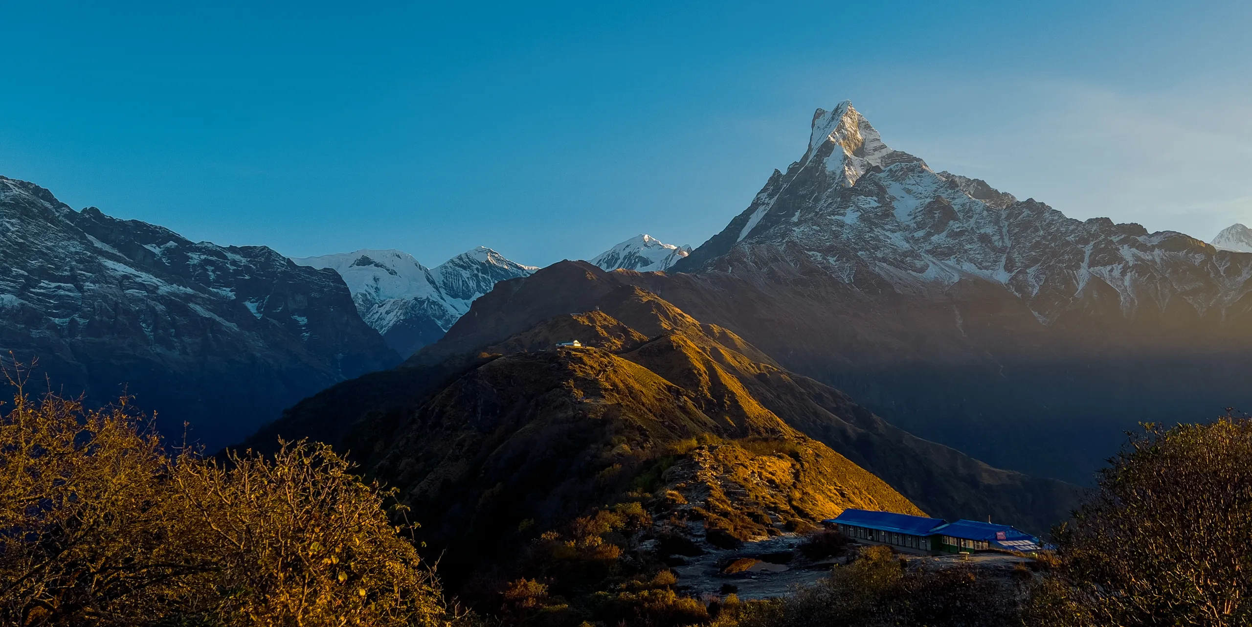 sunrise Machhapuchhare
