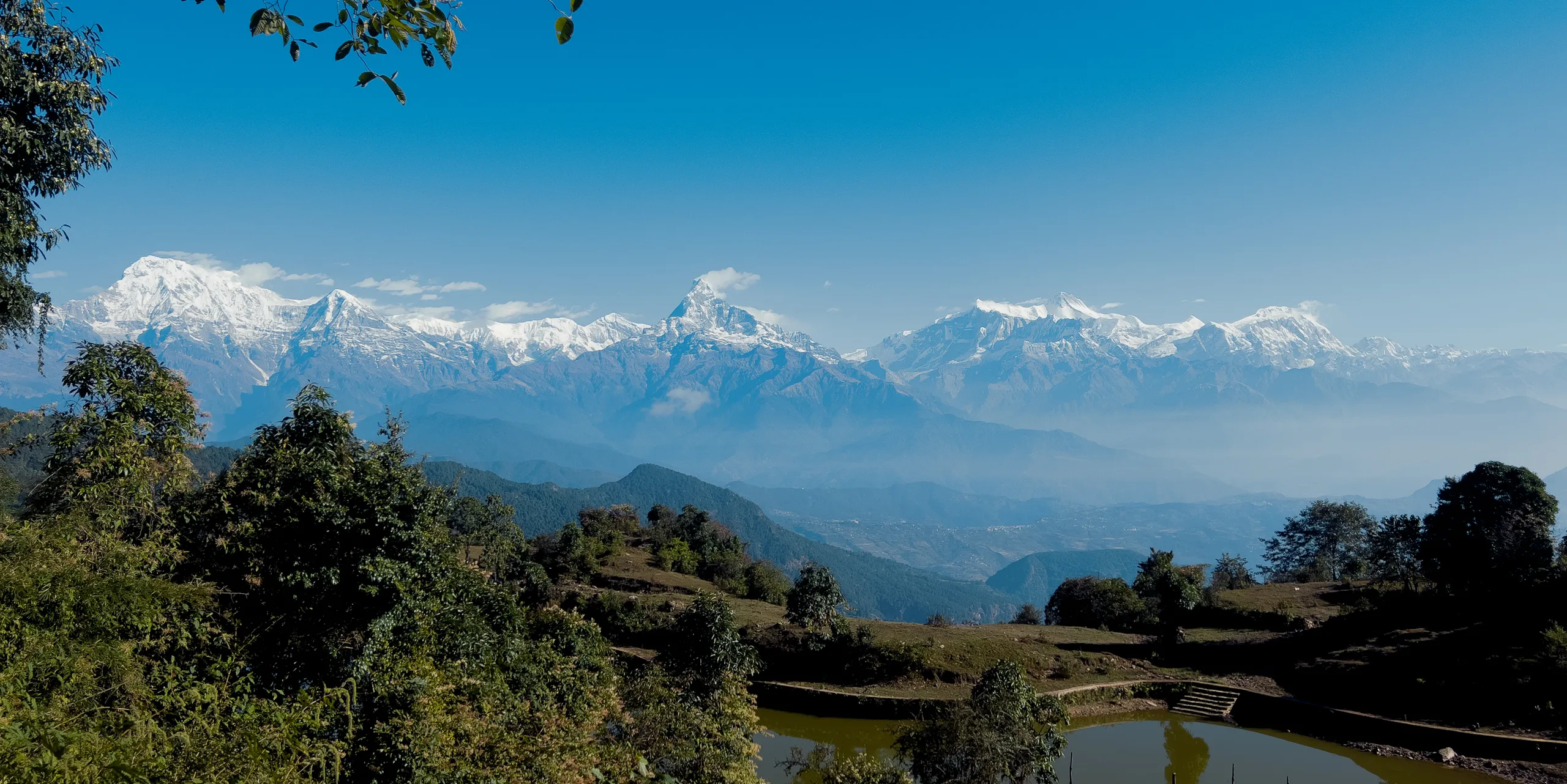 Annapurna view from Panchase