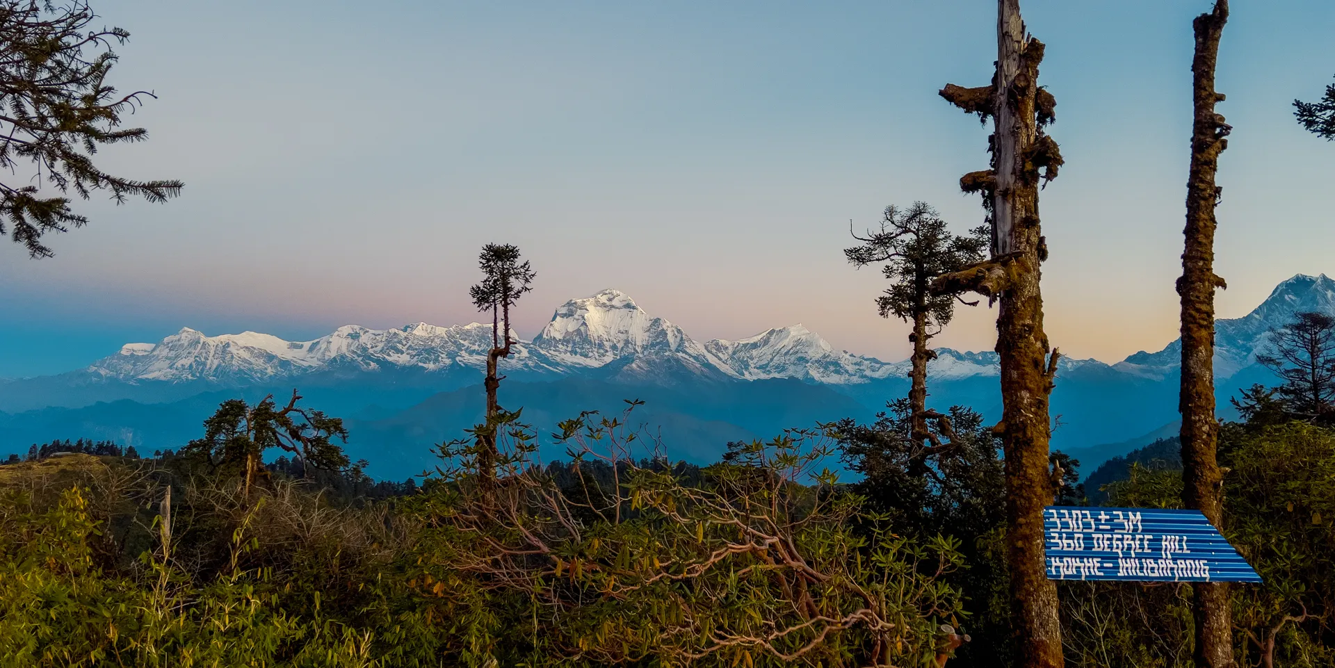 view from Kokhe Danda