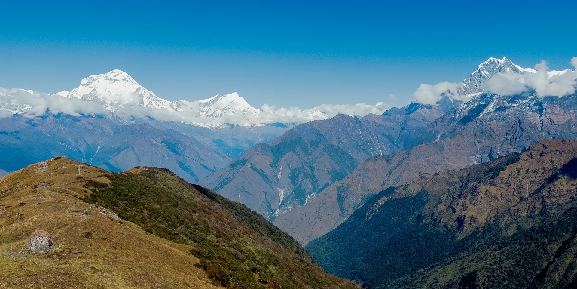 Dhaulagiri Range as seen from Khopra Danda