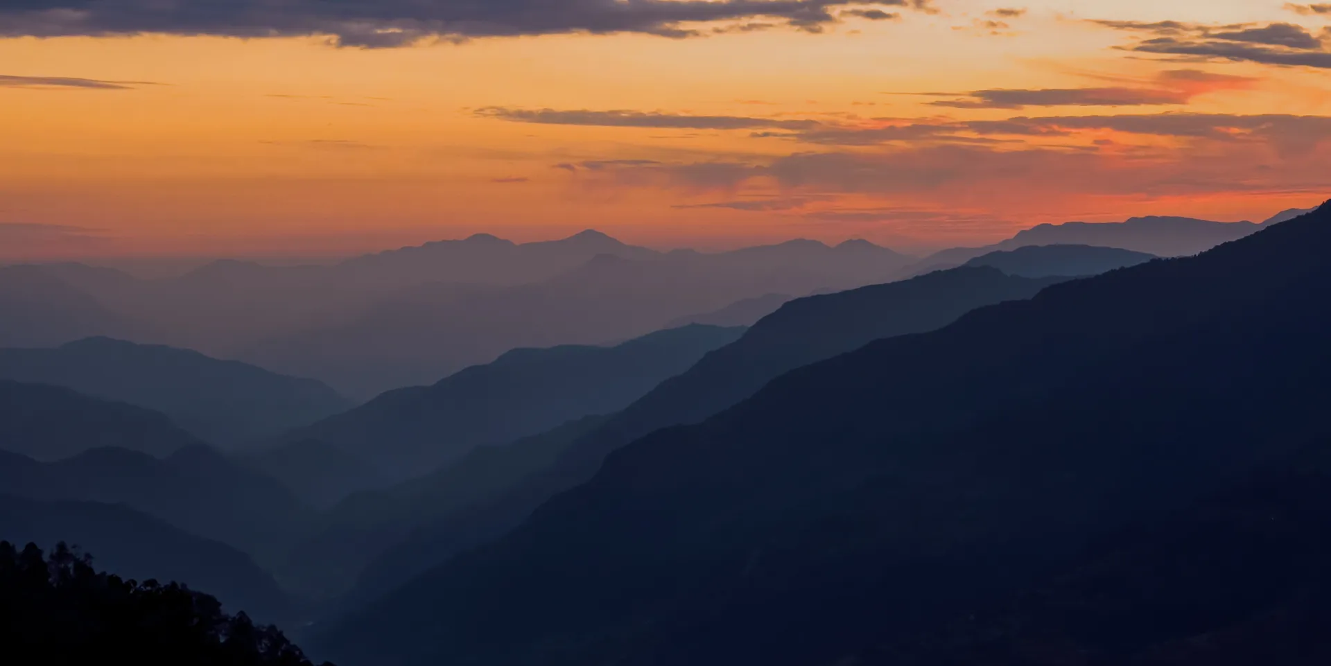 sunrise from Poon Hill