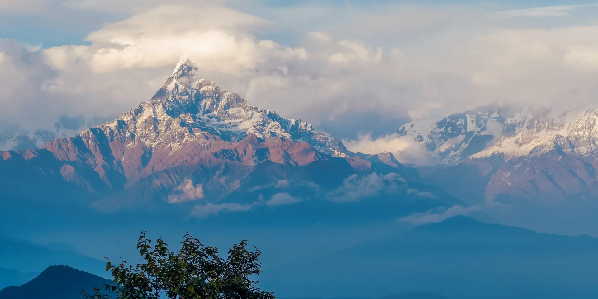 sunset Machhapuchare